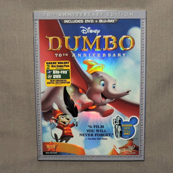 Disney Dumbo DVD 70th Anniversary Edition - Picture 1 of 3